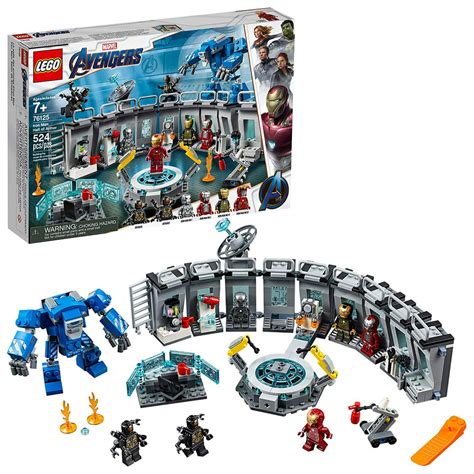 Lego Marvel Avengers Iron Man Hall Of Armor Building Kit Tony Stark