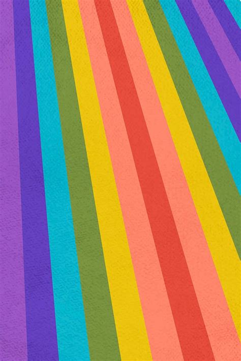 Rainbow Stripes Patterned Background