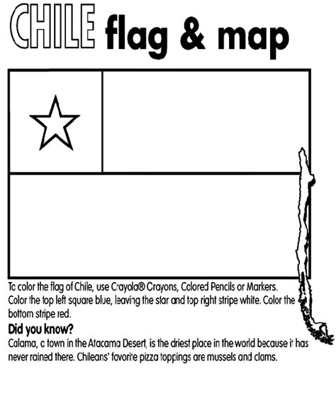 Chile Coloring Page