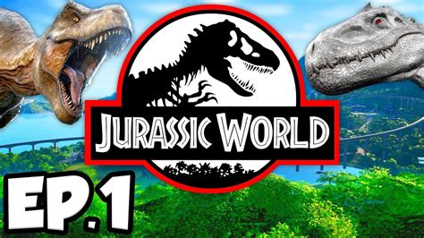 Jurassic World Evolution Ep1 A New Not So Fallen Kingdom Of Dinosaurs Gameplay Lets