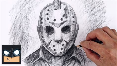 How To Draw Jason Voorhees Friday The Th