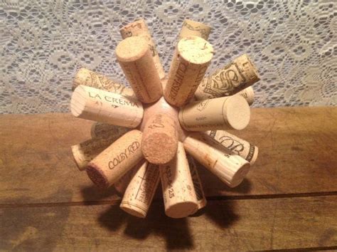 Wine Cork Ball Decor Etsy Wine Cork Different Wines Cork