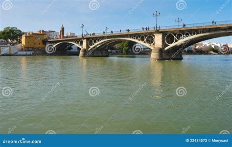 Triana Bridge Stock Image Image Of Sevilla Arch City 22484573