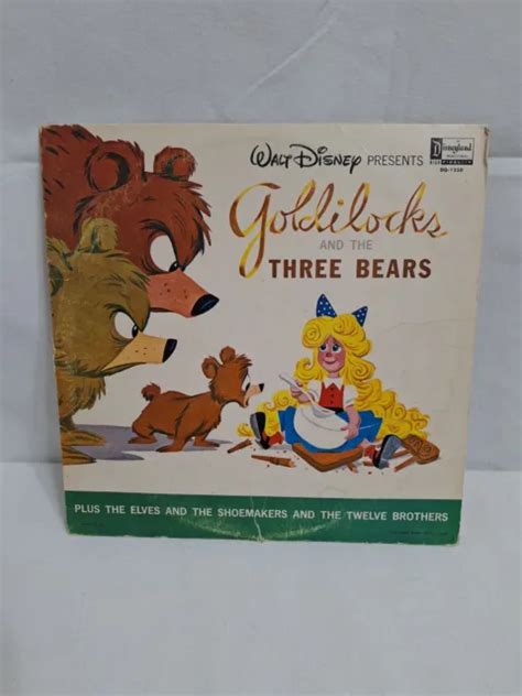 Walt Disney Goldilocks And The Three Bears Disneyland Productions 33 1 3 Rpm 1963 9 00 Picclick