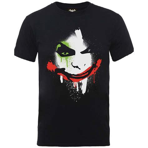 Batman Arkham City Halloween Joker Face Dc Comics Official Unisex T