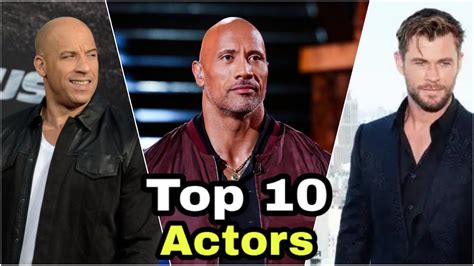 Top 10 Best Actors In The World In 2019 Youtube