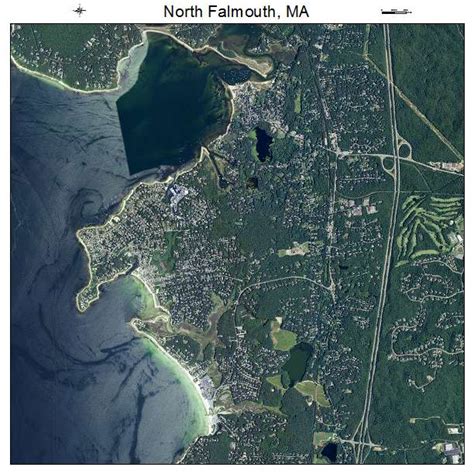 Aerial Photography Map Of North Falmouth Ma Massachusetts