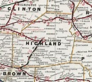 Map Of Highland County Ohio - Palm Beach Map