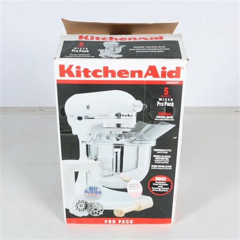 Check spelling or type a new query. 5 qt professional KitchenAid mixer and grinder attachment ...