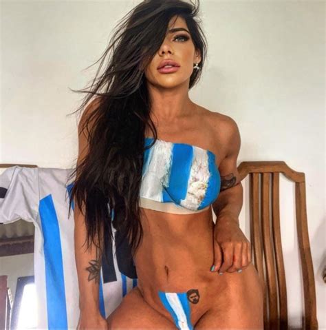 Suzy Cortez Lionel Messi Obsessed Miss BumBum Goes Nude In Sky And