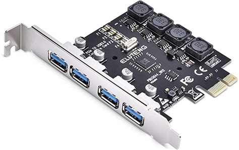 Pcie Usb Card Eluteng Ports Pci Expree To Usb Expansion Card