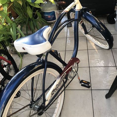 Schwinn Signature Mens Largo 7 26 Cruiser Bike Cream Blue For Sale