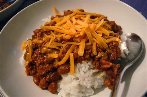 Chili Con Carne On Rice Three Meals Of Chili Con Carne H Flickr