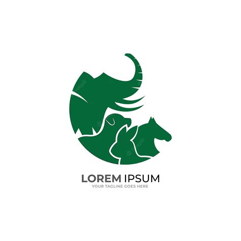 Premium Vector Animal Conservation Logo Design Wildlife Safari Logo