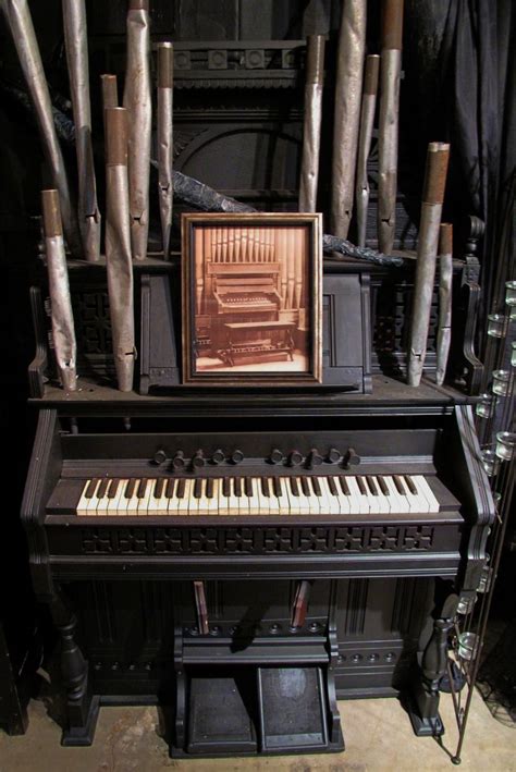 Haunted Organ In The Music Room In The Blackstone Manor At Rogers