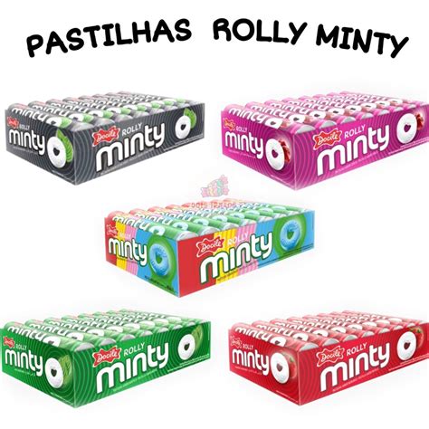 Pastilha Rolly Minty C16 Docile Doce Escolha Sabor Shopee Brasil