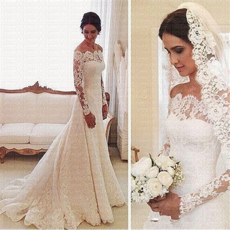 2019 Vestidos De Novia Lace Wedding Dresses Off Shoulder
