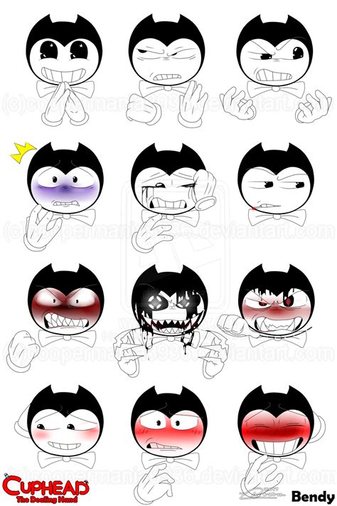 Tdh Bendy Emotions By Coopermania3936 On Deviantart