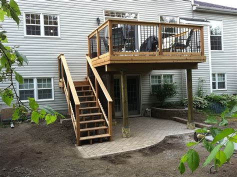 Second Story Deck Plans Home Design Ideas Porch Design Building A