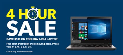 Looking for desktop computers deals? 4-Hour Sale at Best Buy Features Deals on Laptop Computers