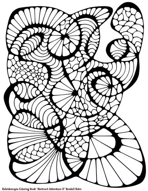 Pin by Lauren Nerual on Color  Abstract coloring pages, Free coloring