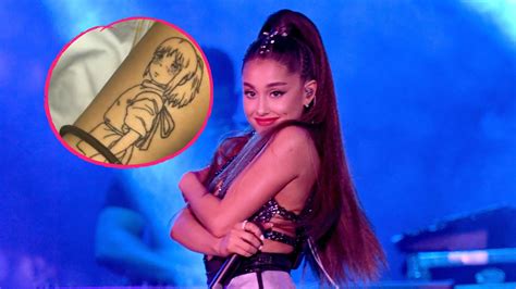 Neues Tattoo Anime Figur Ziert Jetzt Ariana Grandes Arm