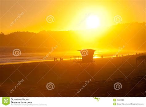 Beautiful Sunset Beach Summer Scene Stock Photo Image Of Sunrise