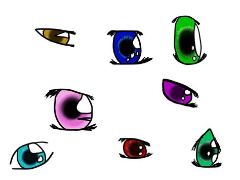 Anime Eye Reference By Cloudwolves0685 On Deviantart