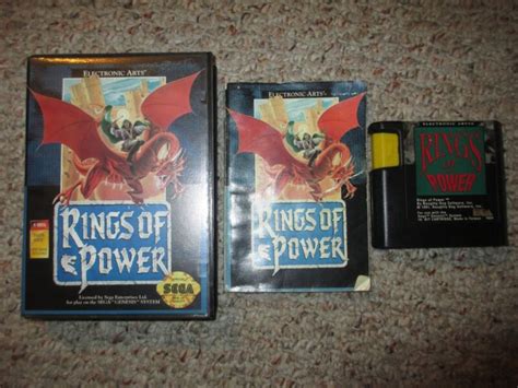 Rings Of Power Sega Genesis 1991 Complete Great Shape Ebay