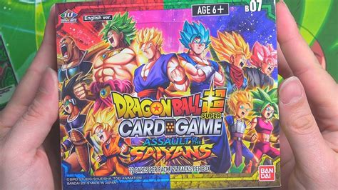 Assault Of The Saiyans Booster Box Unboxing Dragon Ball Super Card