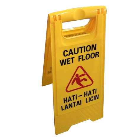 Jual Warning Sign Floor Wet Floor Papan Peringatan Lantai Basah Licin