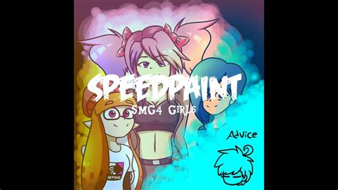 Speedpaint Smg4 Girls Youtube