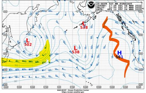 North Pacific Marine Weather Outlook Ocean Weather Servicesocean