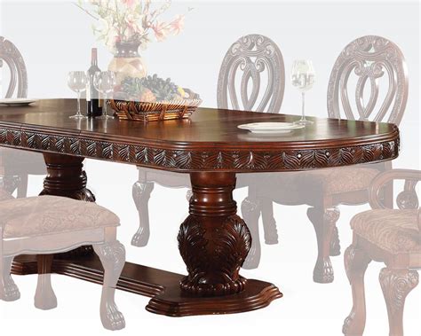 formal dining table quinlan  acme furniture ac