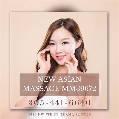 new asian massage massage spa in miami