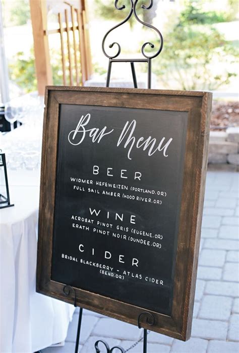 Wedding Chalkboard Wedding Chalkboard Signs Wedding Bar Sign Bar