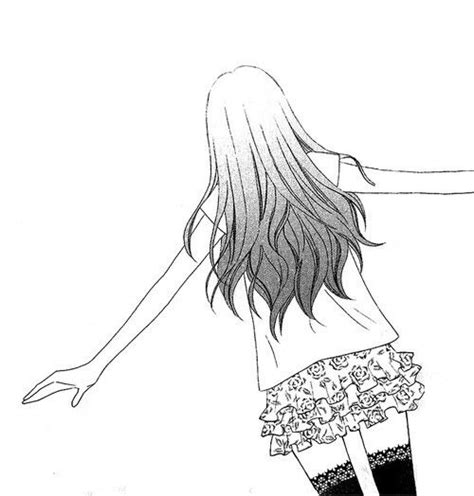 Black And White Anime Girl Clipart 20 Free Cliparts