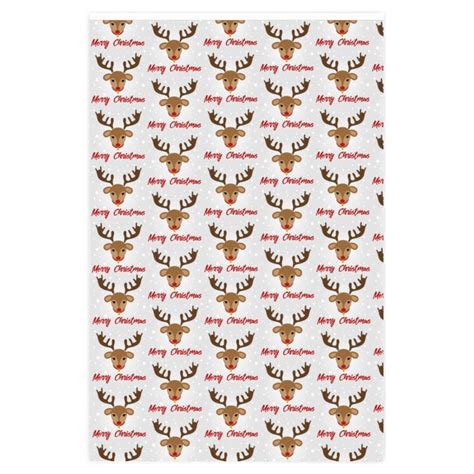 Holiday Ily Rudolph Asl Christmas Wrapping Paper Asl Station