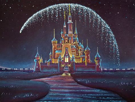 The Castle By Kelseymh33 Disney Canvas Art Disney Canvas Paintings