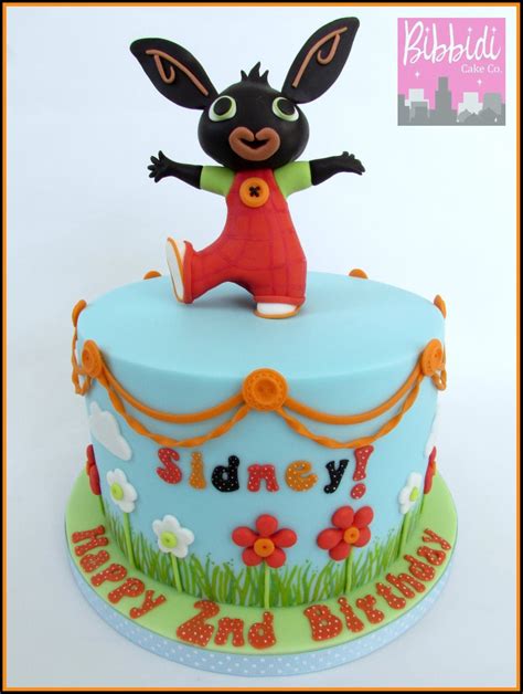 Bing Cbeebies Birthday Childrens Cake By Bibbidi Cake Co Bing Cake