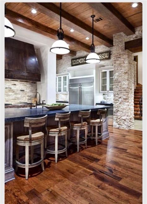 Modern Rustic Style Kitchen Open Concept Hill Country Modern House