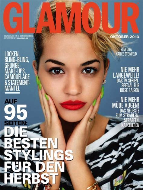 Glamour Magazine Germany October 2013 Rita Ora Portadas