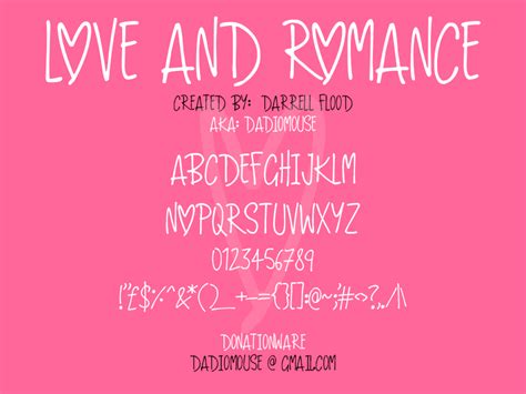 Love And Romance Font Cool Fonts Neon Signs Romance