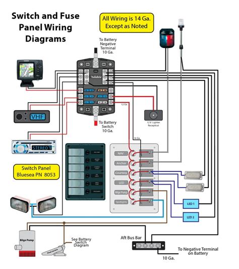 Wiring Diagram For Boat Switch Panel