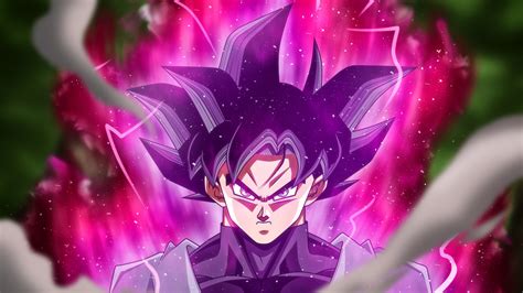 Download Wallpaper 2048x1152 Goku Black Dragon Ball Super Attitude