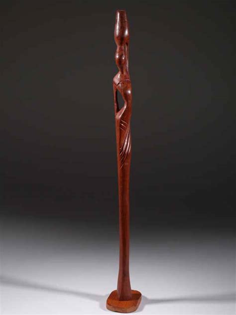 la sculpure en bois contemporaine dans  artisanat africain