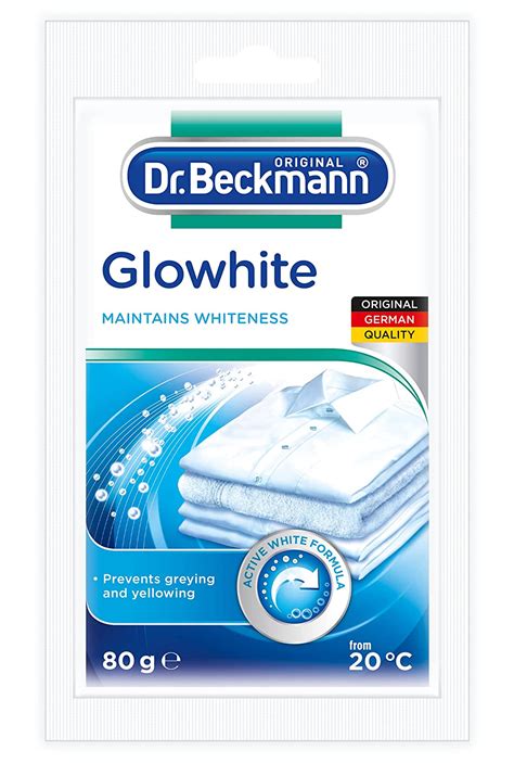 Dr Beckmann Glowhite Fabric Whitener 80g Removes Grey Discoloration