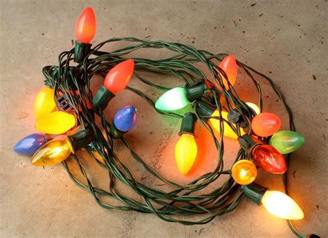 20 Ft Strand Of Vintage Large Bulb Christmas Tree By Posyvintage