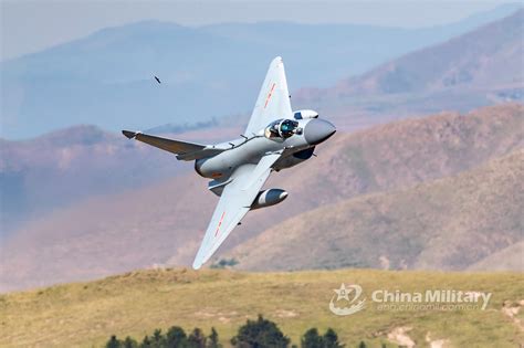 J 10 Fighter Jet Flies Through The Valley China Military