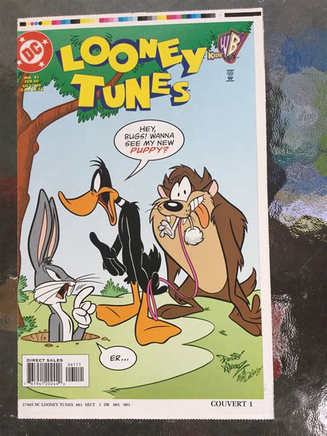 Looney Tunes 61 Feb 2000 Dc Comics Promo Proof Uncut Cover Vf W Bugs Bunny Etsy